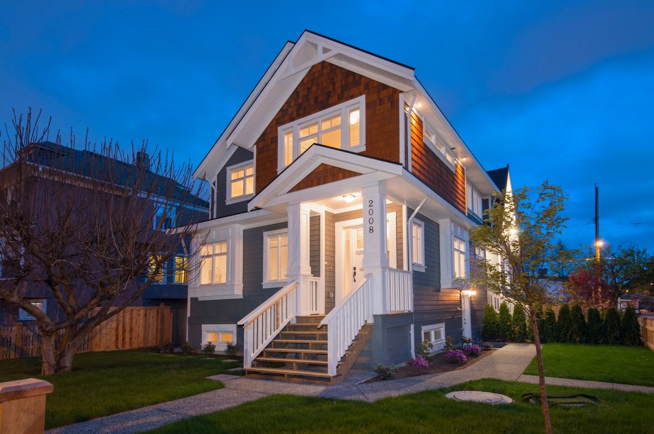 Exterior shot of a home and front yard